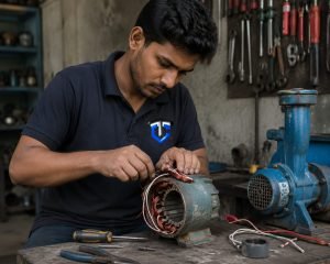 Water Pump Rewinding & Servicing